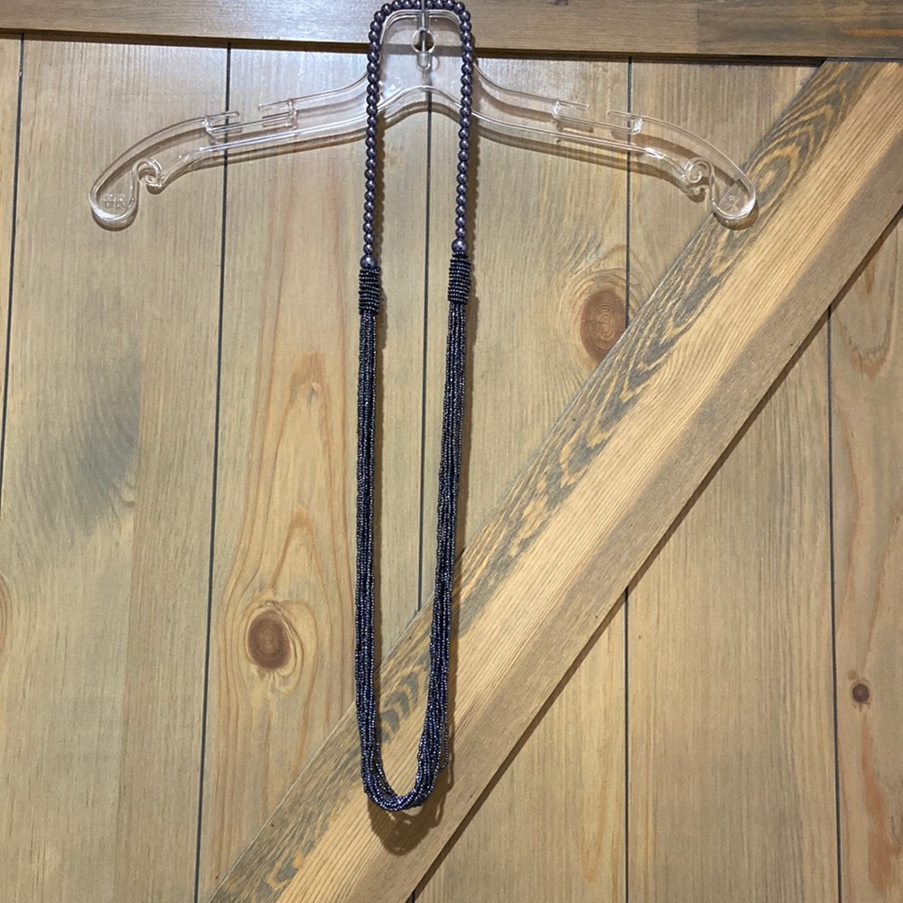 Long beaded necklace